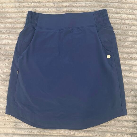 Coolibar Women's Pisa Travel Skort, Navy size Small - Picture 6 of 8